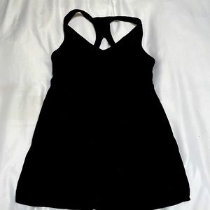 Lululemon black racer tank size 4